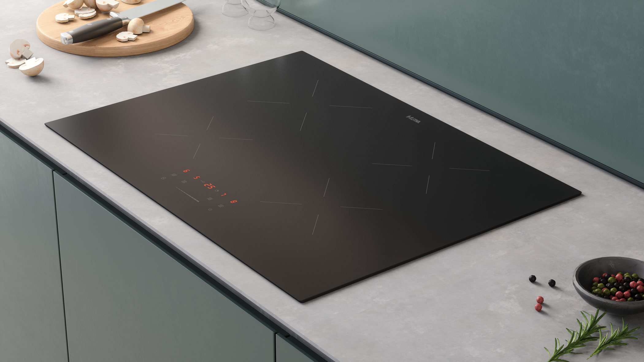 ETNA KI170ZT kookplaat Zwart Ingebouwd 70 cm Inductiekookplaat zones 4 zone(s) - Afbeelding 7