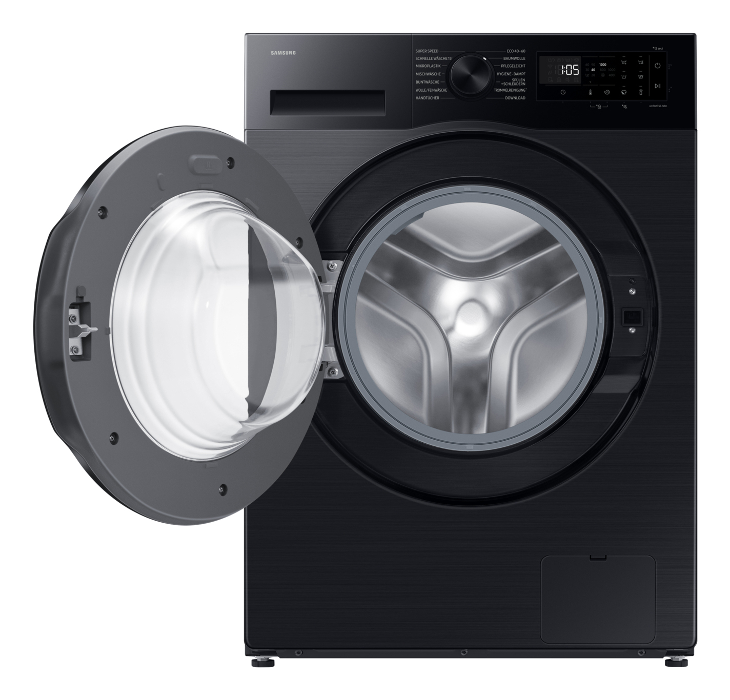 Samsung WW81FG5L32AB wasmachine Voorlader 8 kg 1200 RPM Zwart - EWO4590 - Afbeelding 7