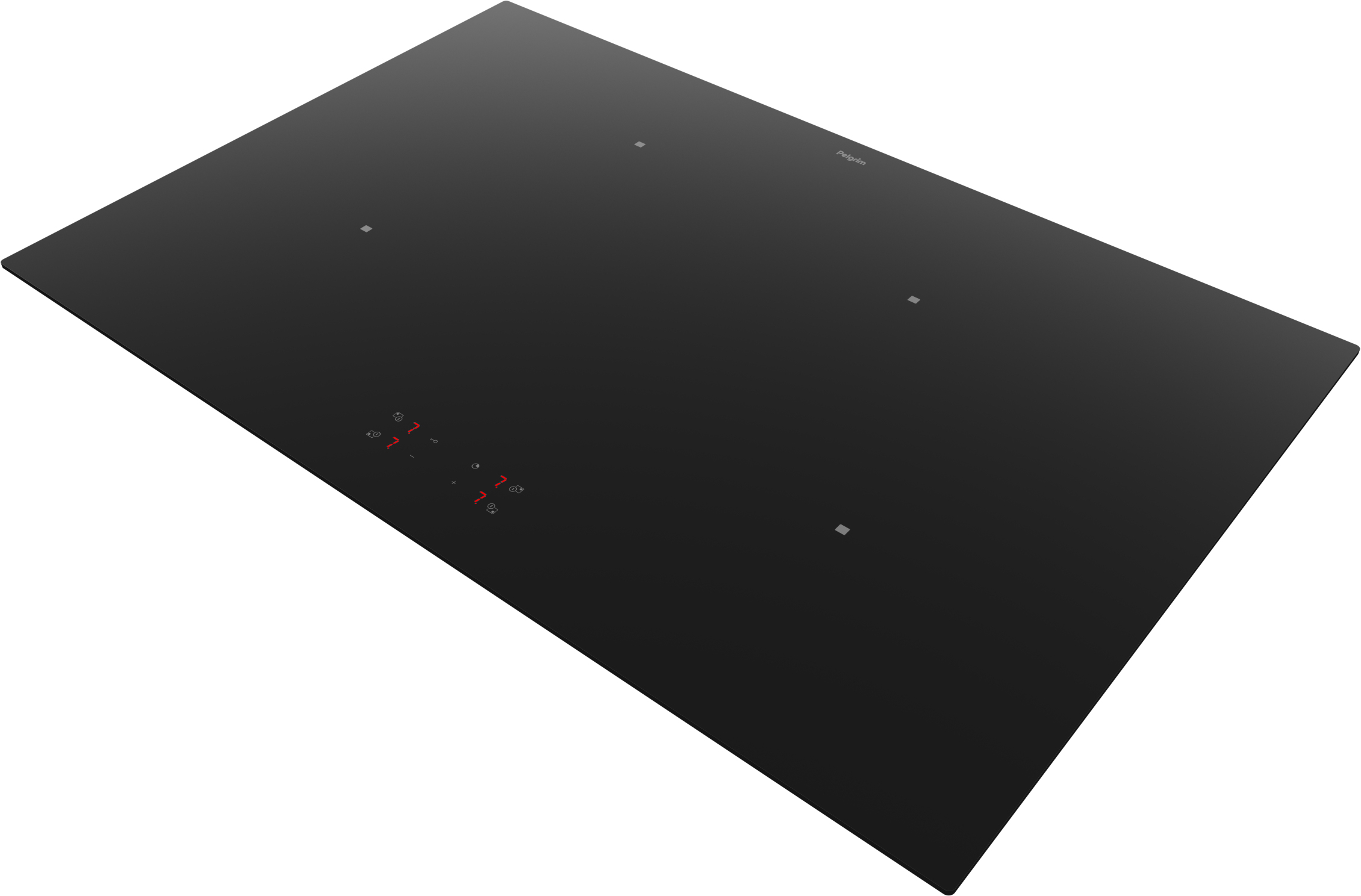 Pelgrim IK2184 kookplaat Zwart Ingebouwd 80 cm Inductiekookplaat zones 4 zone(s) - Afbeelding 4