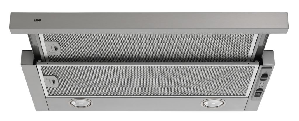 ETNA AV760RVS afzuigkap Semi-inbouw (uittrekbaar) Roestvrijstaal 656 m³/uur