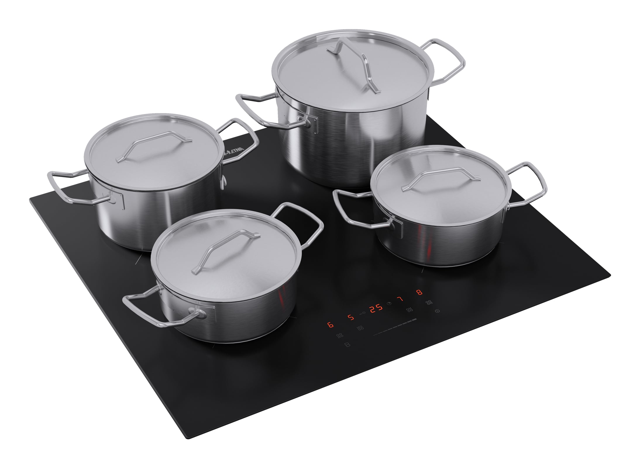 ETNA KI159ZT kookplaat Zwart Ingebouwd 59 cm Inductiekookplaat zones 4 zone(s) - Afbeelding 4