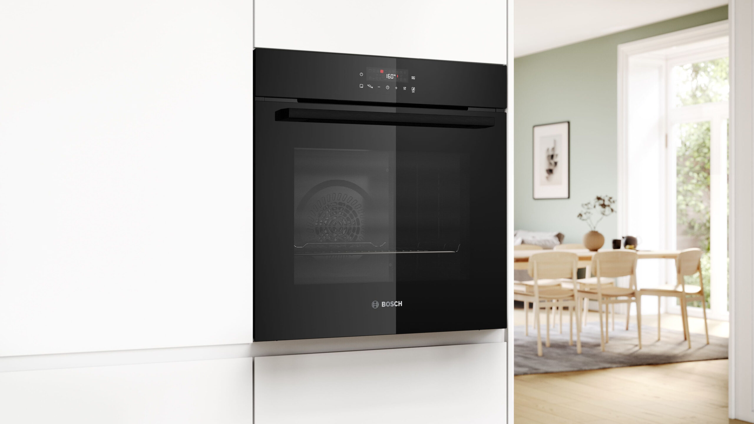 Bosch Serie 2 HBA571BB4 oven 71 l 3600 W Zwart - Afbeelding 4