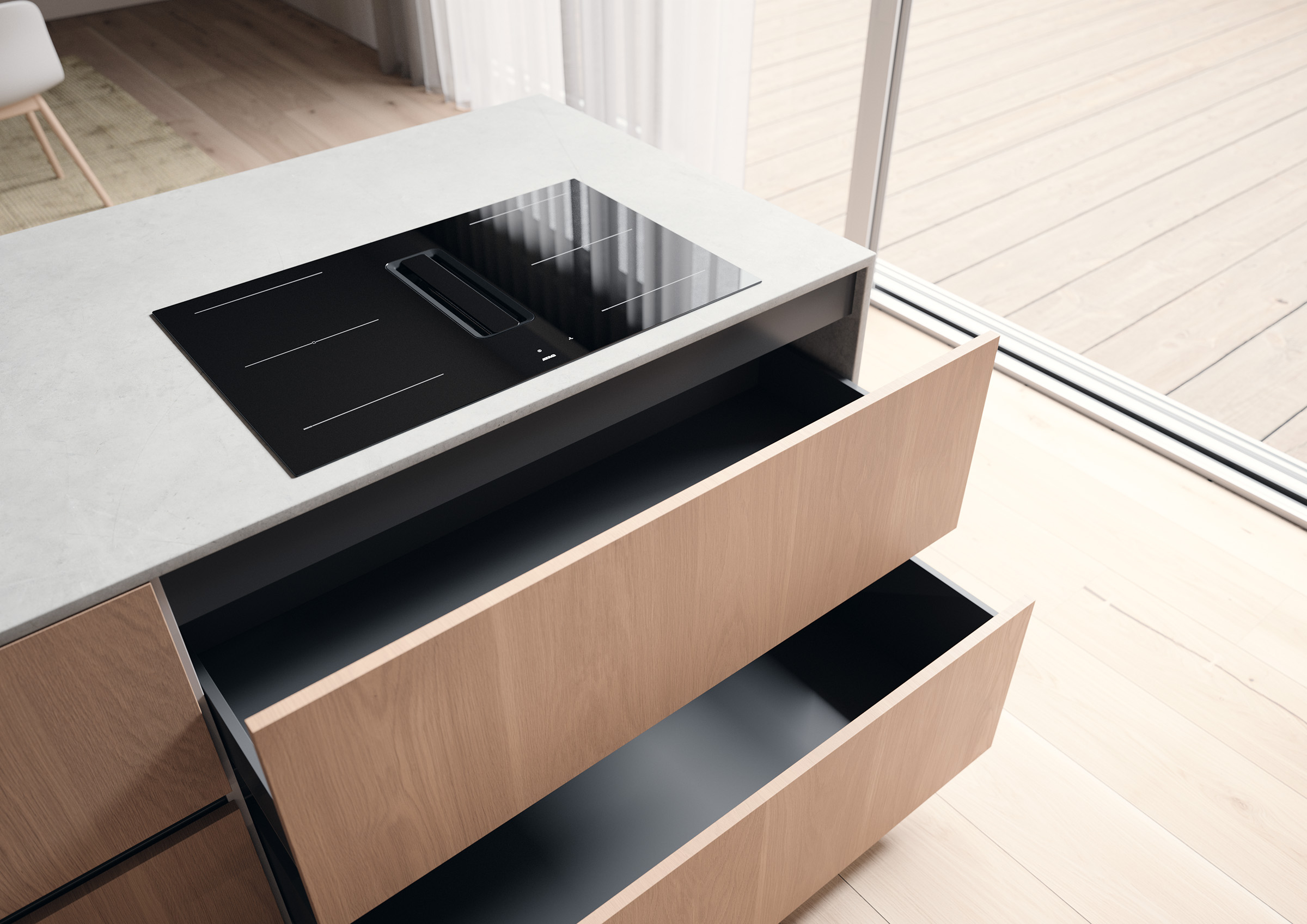 ATAG HIDD08471EVX kookplaat Zwart Ingebouwd 80 cm Inductiekookplaat zones 4 zone(s) Inbouw afzuigkap - Afbeelding 12