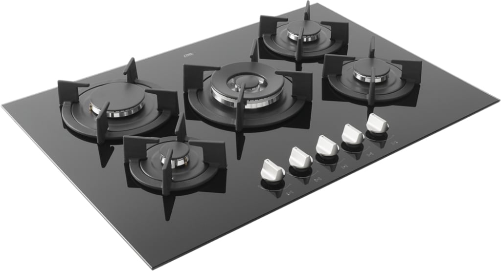 ETNA KGG673ZTA kookplaat Zwart Ingebouwd 70 cm Gaskookplaat 5 zone(s) - Afbeelding 3