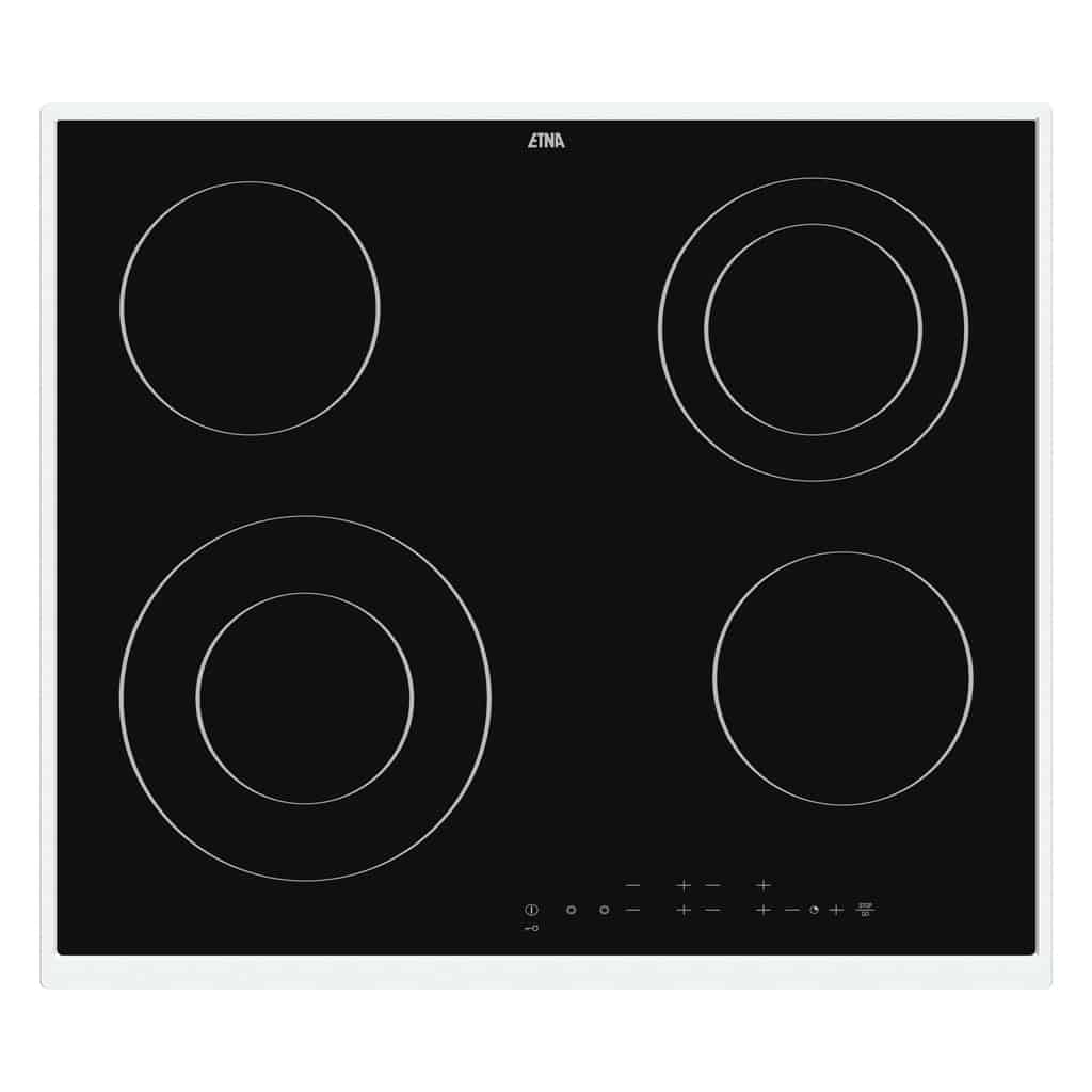 ETNA KC360RVS kookplaat Zwart, Roestvrijstaal Ingebouwd 60 cm Keramisch 4 zone(s) - Afbeelding 4