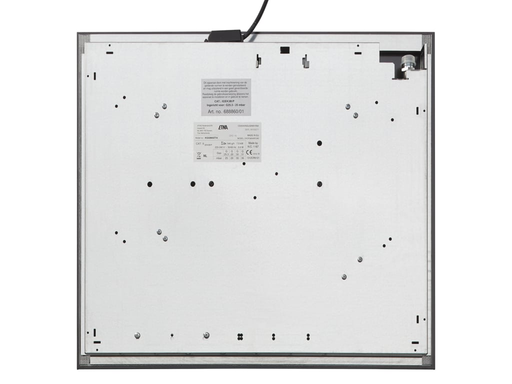 ETNA KGG860ZTA kookplaat Zwart Ingebouwd 60 cm Gaskookplaat 4 zone(s) - Afbeelding 4