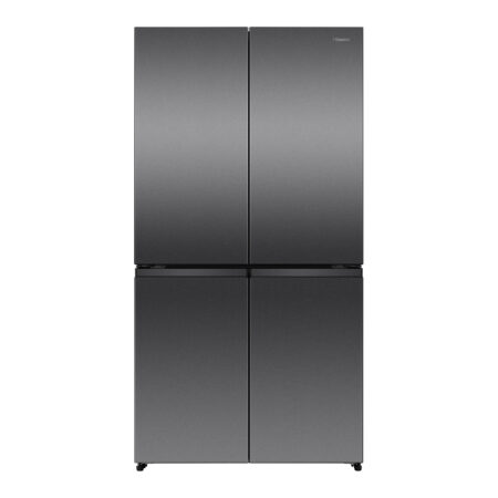 Hisense RQ5P640SSKD amerikaanse koelkast Vrijstaand 647 l Zwart, Roestvrijstaal