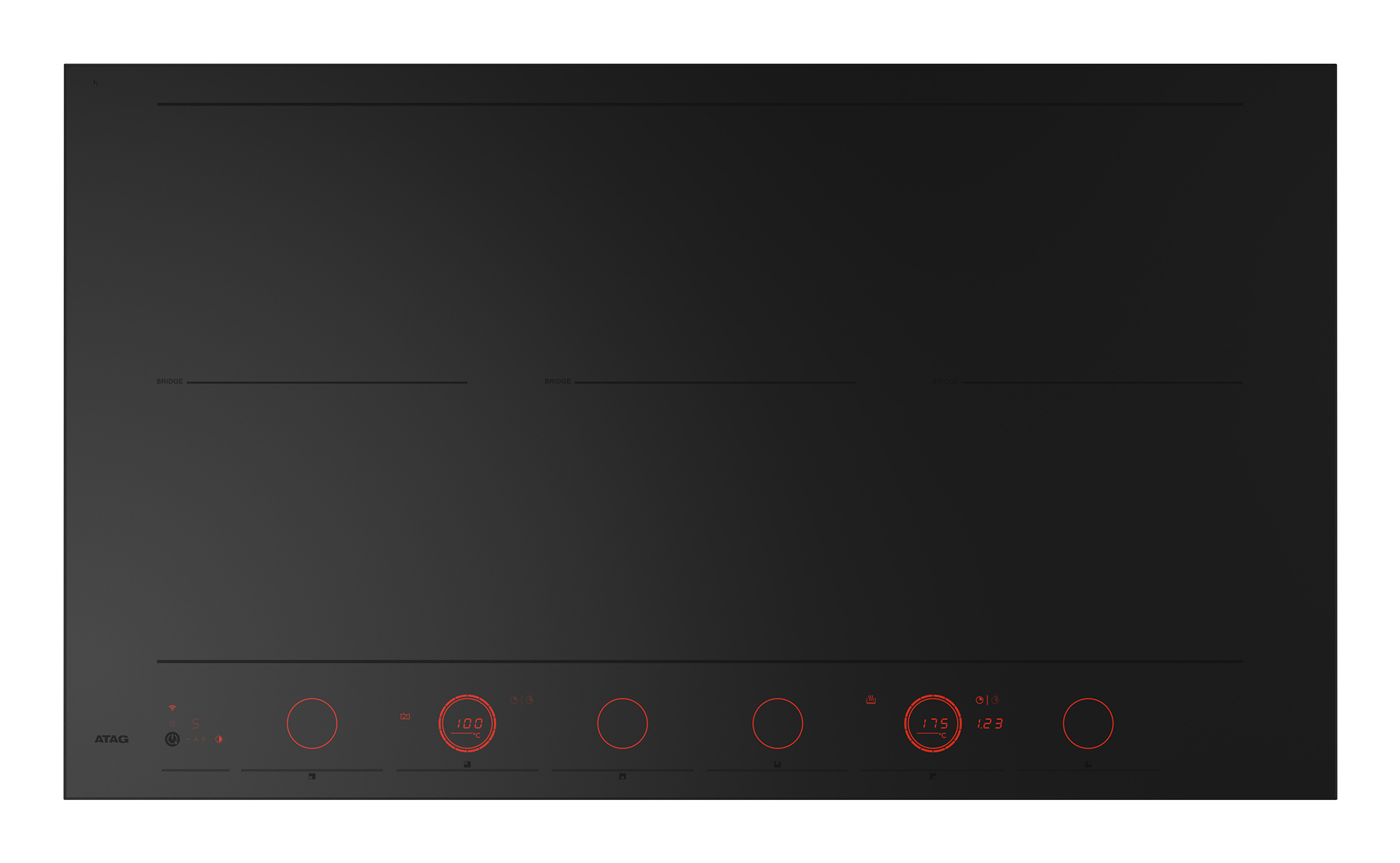 ATAG HI29672SV kookplaat Zwart Ingebouwd 90 cm Inductiekookplaat zones 6 zone(s) - Afbeelding 8