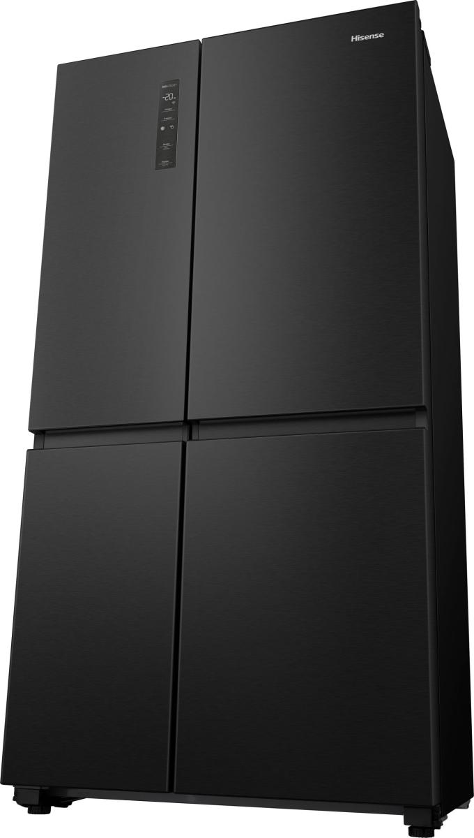 Hisense RS5P668SSFC amerikaanse koelkast Vrijstaand 652 l Zwart, Roestvrijstaal doosschade DHZ4723