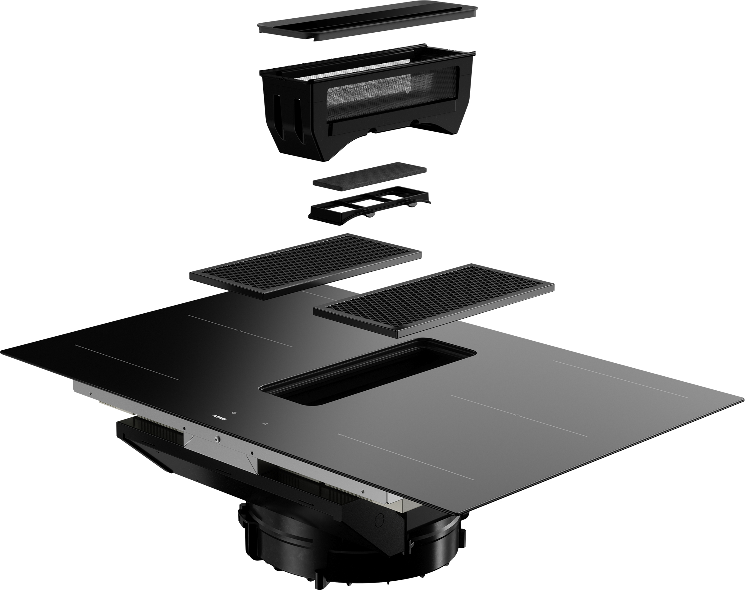 ATAG HIDD08471EVX kookplaat Zwart Ingebouwd 80 cm Inductiekookplaat zones 4 zone(s) Inbouw afzuigkap - Afbeelding 6