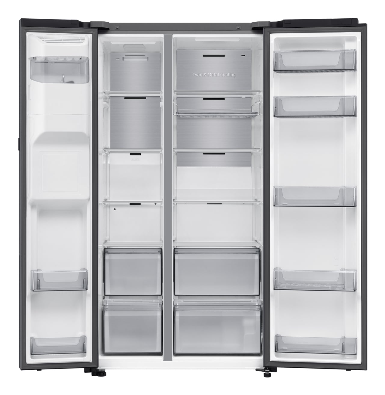 Samsung Amerikaanse koelkast 8-serie (634L) Zwart (mat) Wifi - EWO4580 - Afbeelding 6