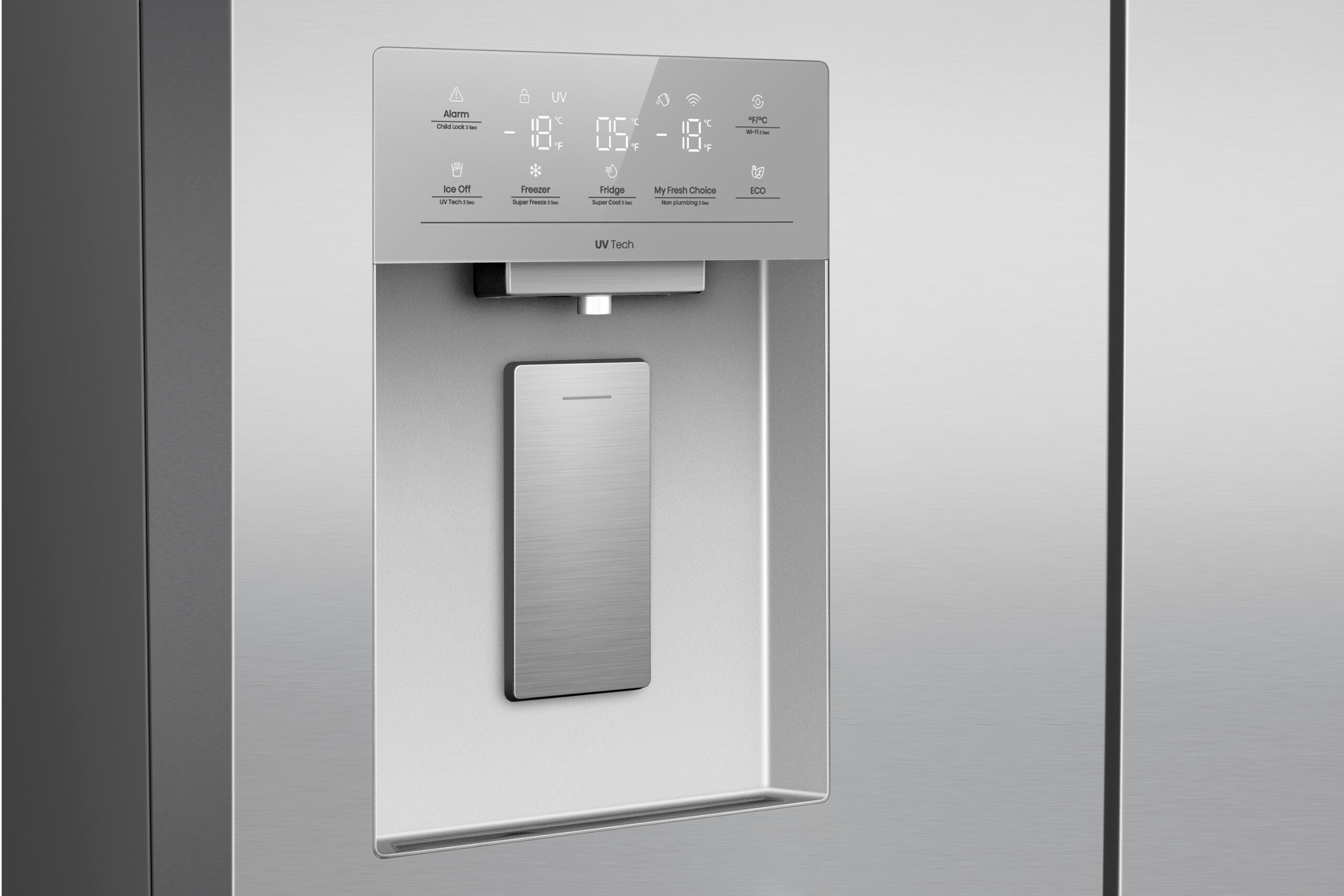 Hisense RQ5P640SYSD koel-vriescombinatie Vrijstaand 640 l Zilver, Roestvrijstaal - Afbeelding 6