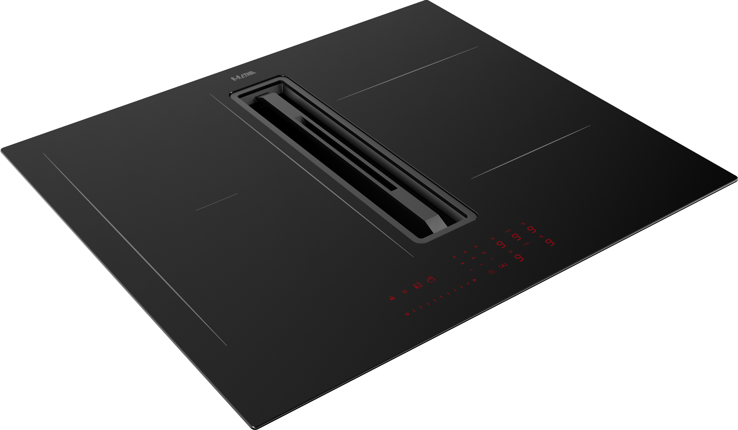ETNA AKI560ZT kookplaat Zwart Ingebouwd 60 cm Inductiekookplaat zones 4 zone(s) Inbouw afzuigkap - Afbeelding 6