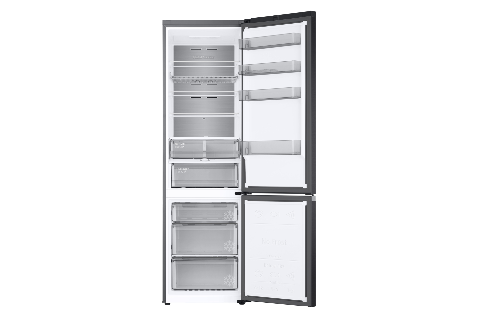 Samsung RB38C705CB1 Vrijstaand 390 l Zwart - EWO4560 - Afbeelding 4