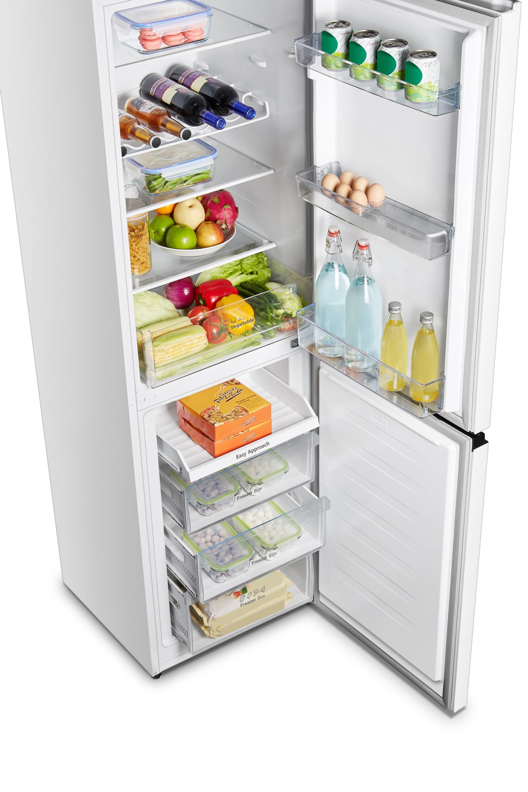 Hisense RB327N4BWE koel-vriescombinatie Vrijstaand 256 l Wit Verpakkingsschade DHZ4762 - Afbeelding 5