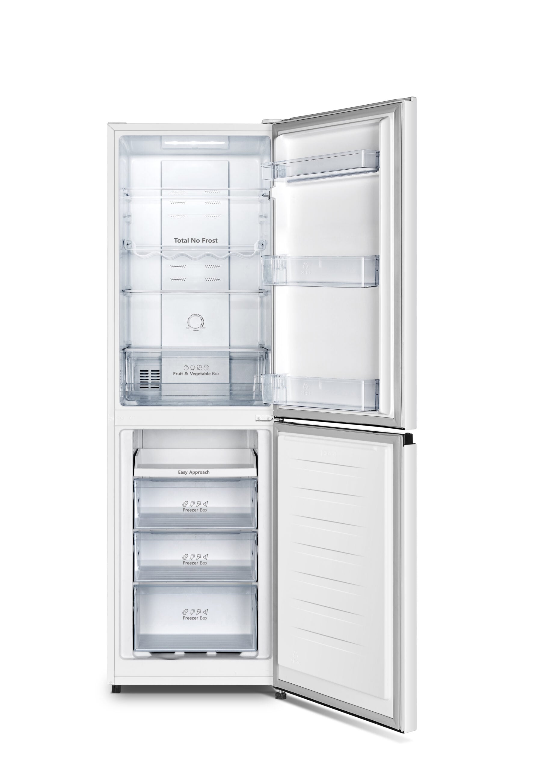 Hisense RB327N4BWE koel-vriescombinatie Vrijstaand 256 l Wit Verpakkingsschade DHZ4762 - Afbeelding 7