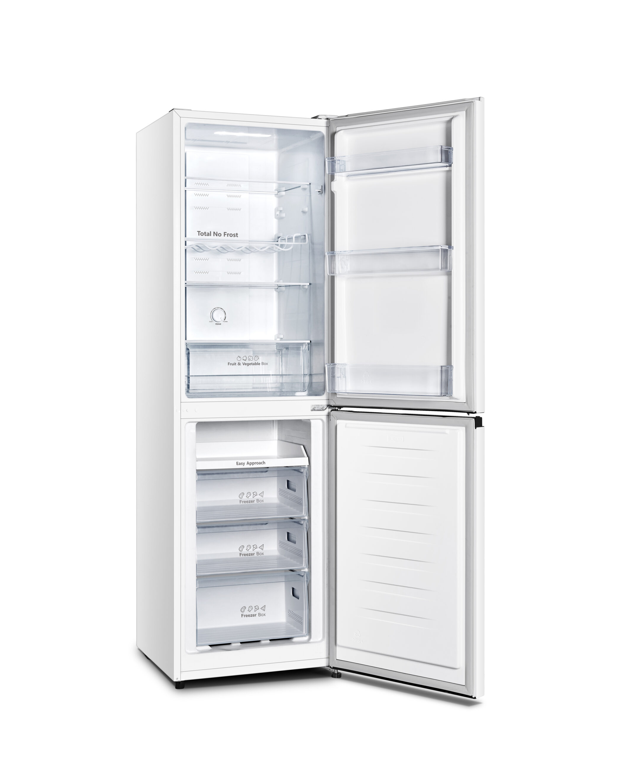 Hisense RB327N4BWE koel-vriescombinatie Vrijstaand 256 l Wit Verpakkingsschade DHZ4762 - Afbeelding 4