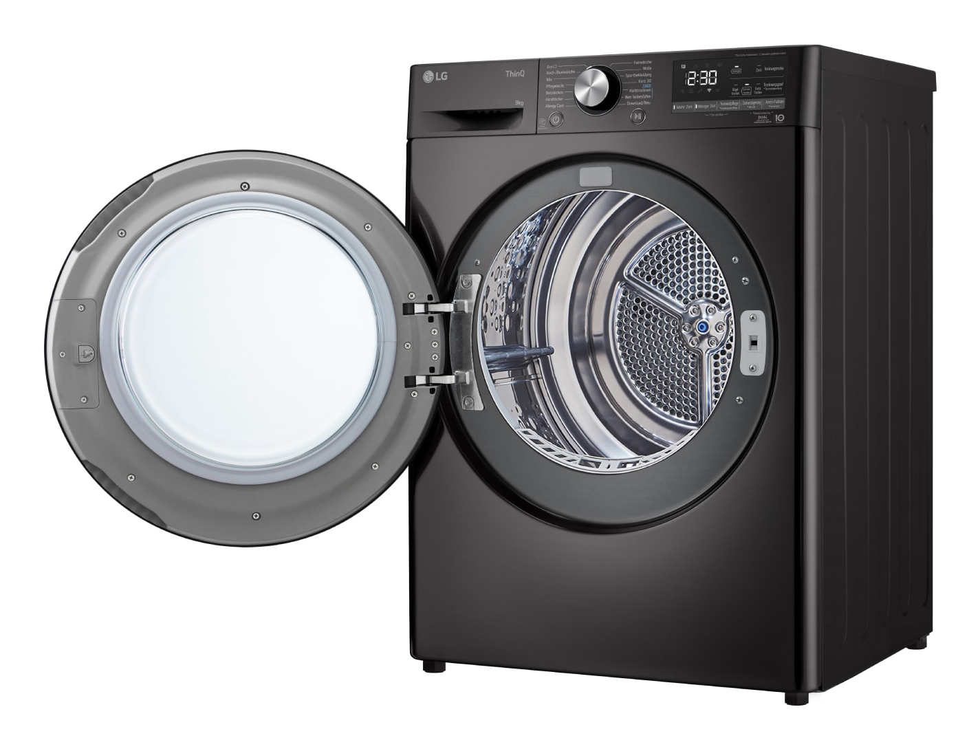 LG RT90V9B wasdroger Vrijstaand Voorlader 9 kg Zwart EWO4715 - Afbeelding 11