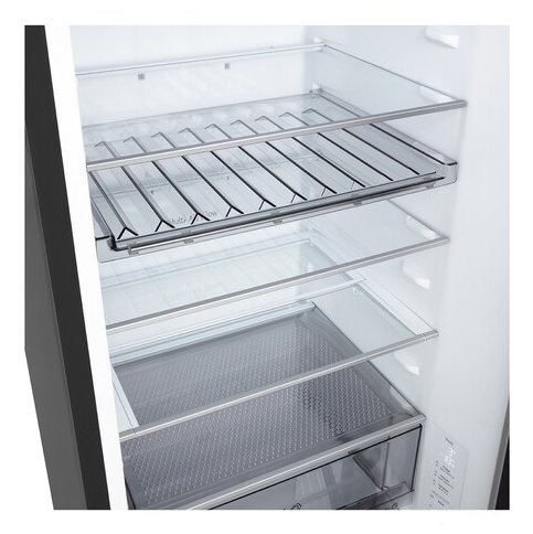 LG GBBS322CEV koel-vriescombinatie Vrijstaand 375 l Zwart - Afbeelding 7