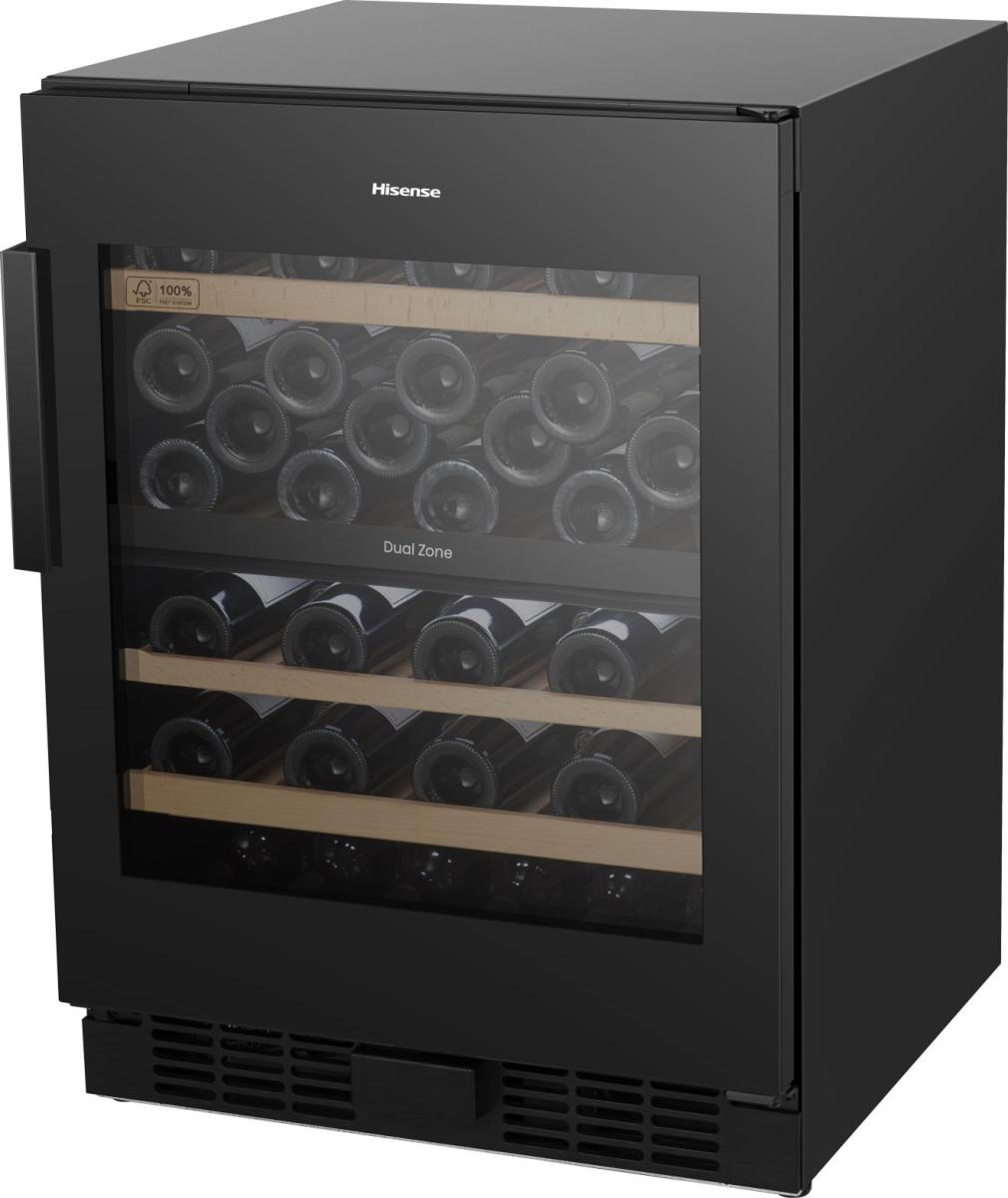 Hisense RW3N122GSLF Compressorwijnkoeler Vrijstaand Zwart 46 fles(sen) EWO4794 - Afbeelding 6