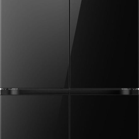 Hisense RQ768N4GBE amerikaanse koelkast Vrijstaand 591 l Zwart Verpakkingsschade DHZ4780