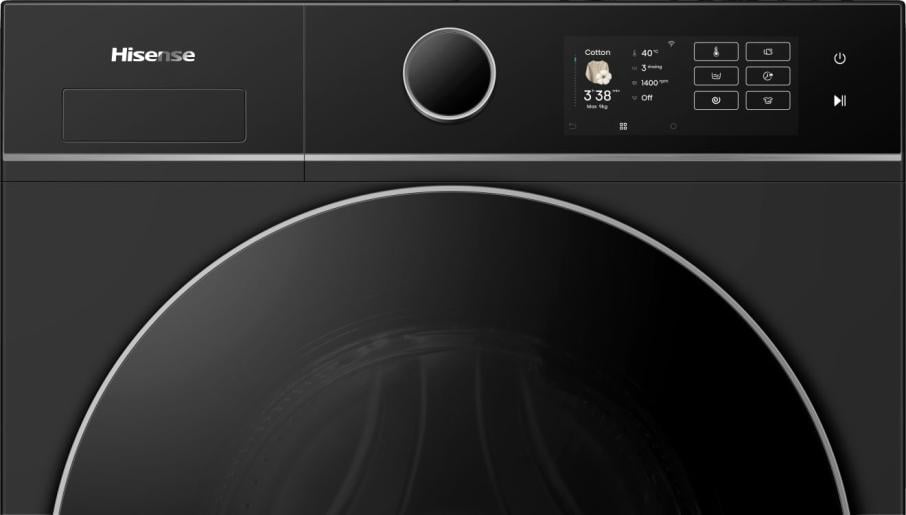 Hisense WF5I9043BBFS wasmachine Voorlader 9 kg 1400 RPM Zwart EWO4827 - Afbeelding 14