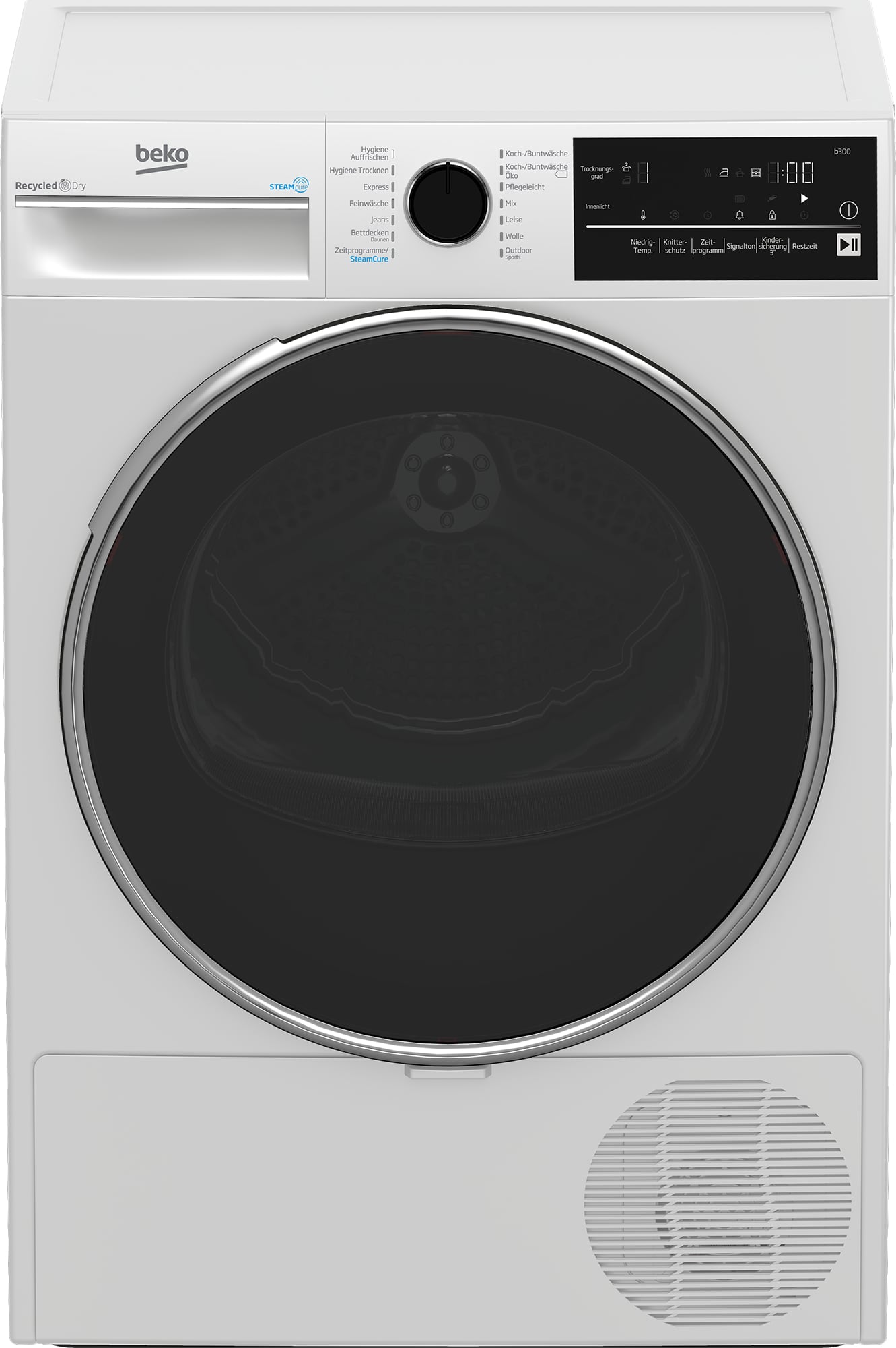 Beko B3T42240S wasdroger Vrijstaand Voorlader 8 kg Wit