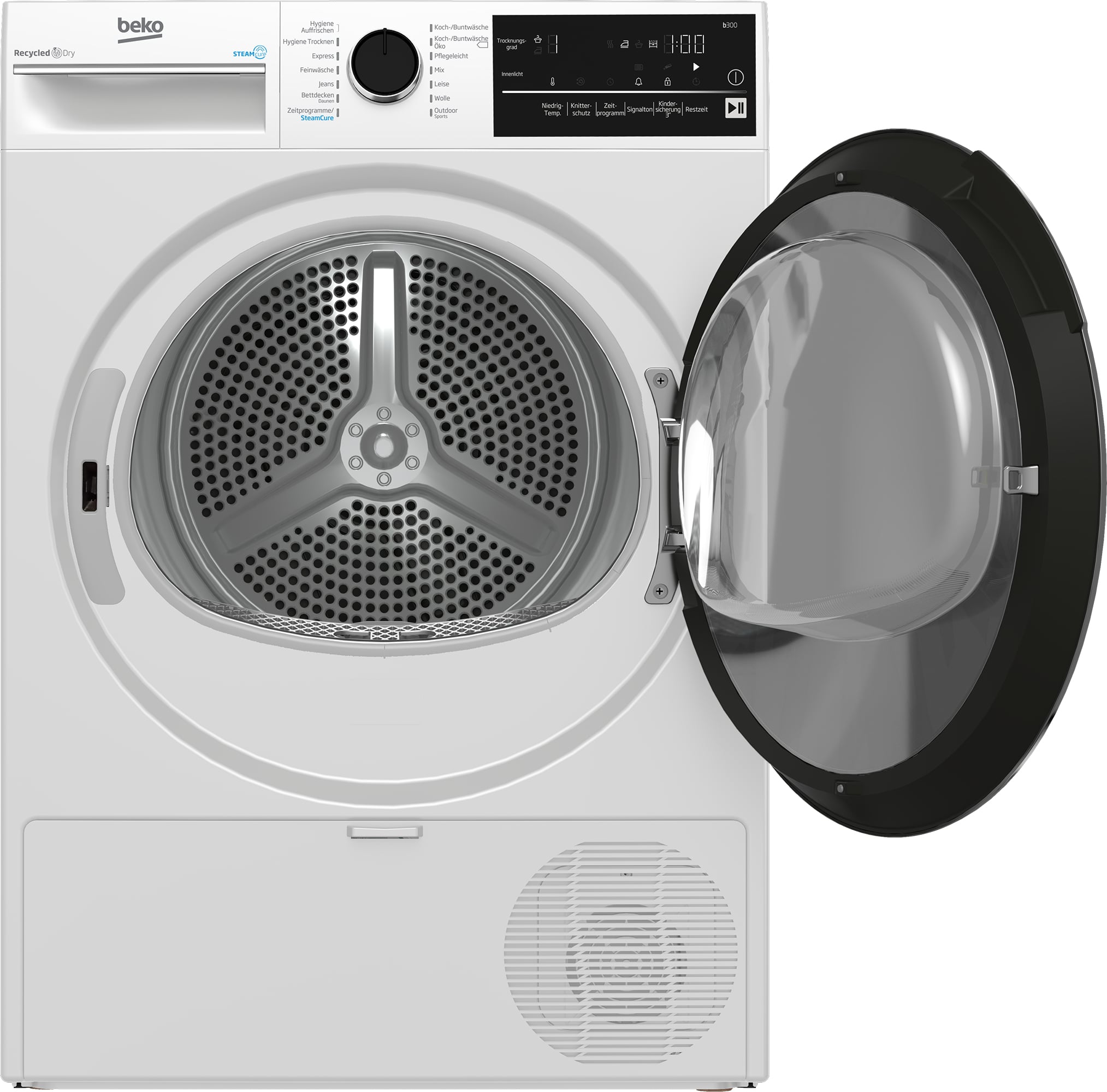 Beko B3T42240S wasdroger Vrijstaand Voorlader 8 kg Wit - Afbeelding 3