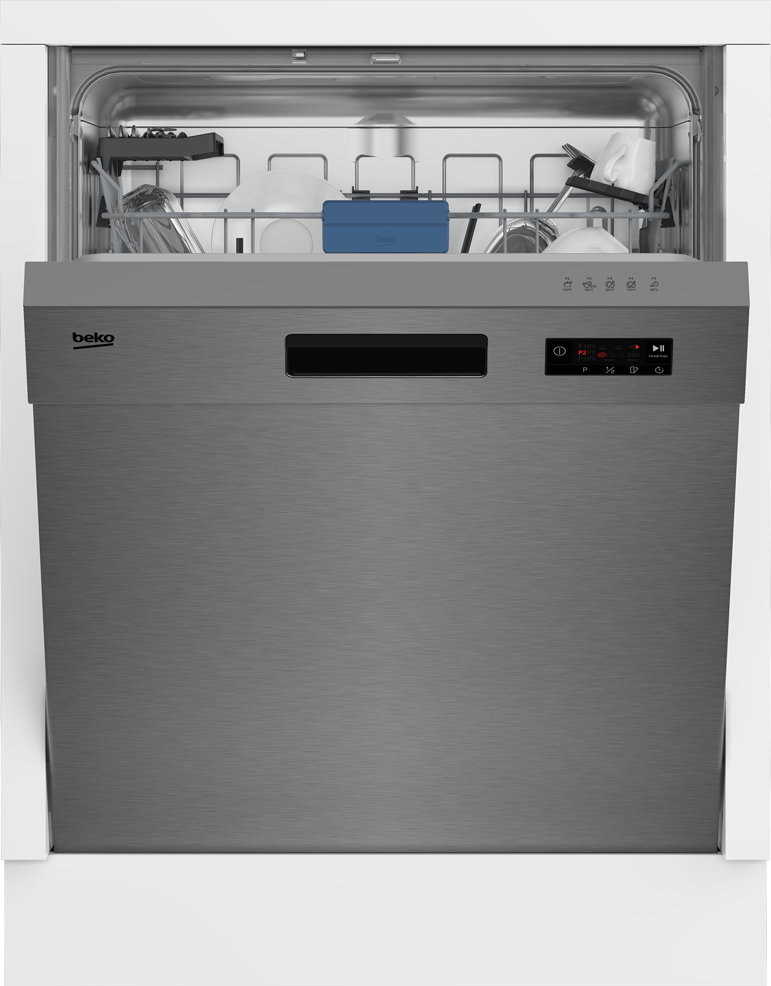 Beko BDUN15430X Semi-ingebouwd 14 couverts EWO4664 - Afbeelding 10