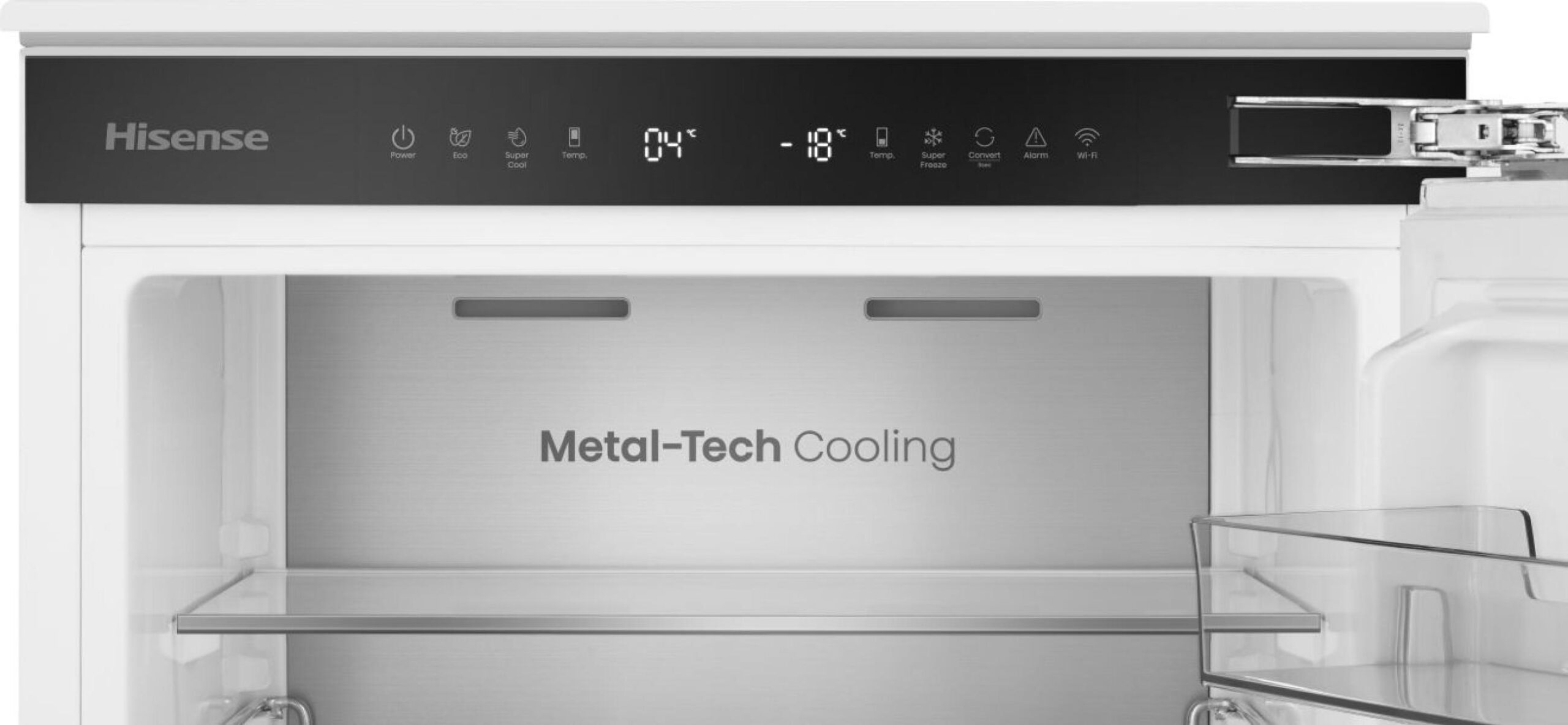 Hisense RB3B250SAWE koel-vriescombinatie Ingebouwd 252 l Wit Verpakkingsschade DHZ4767 - Afbeelding 9