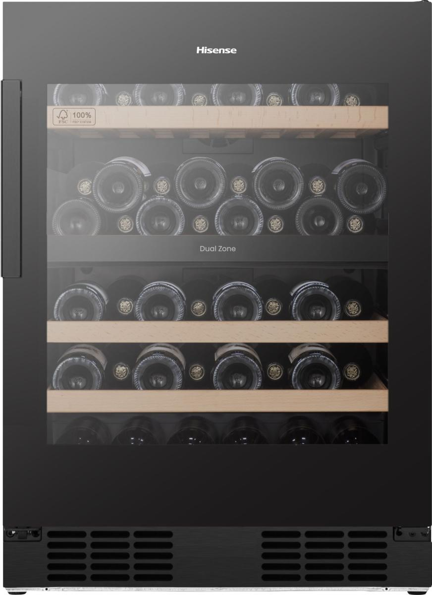 Hisense RW3N122GSLF Compressorwijnkoeler Vrijstaand Zwart 46 fles(sen) EWO4794 - Afbeelding 7