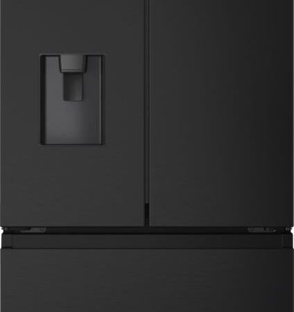 Hisense RF632N4WFE amerikaanse koelkast Vrijstaand 485 l Zwart Verpakkingsschade DHZ4770