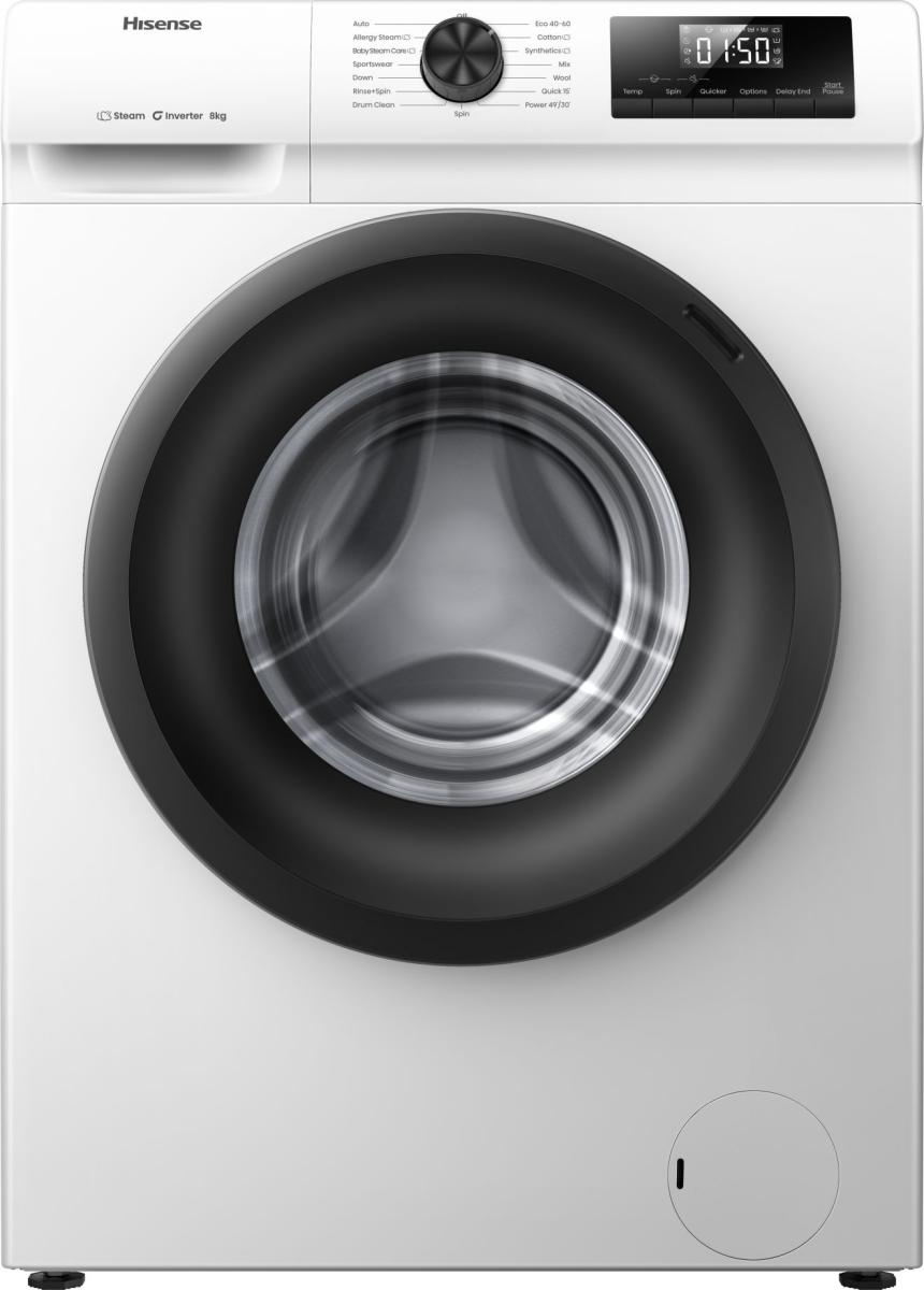 Hisense WF1Q8041BW wasmachine Voorlader 8 kg 1400 RPM Wit Verpakkingsschade DHZ4799