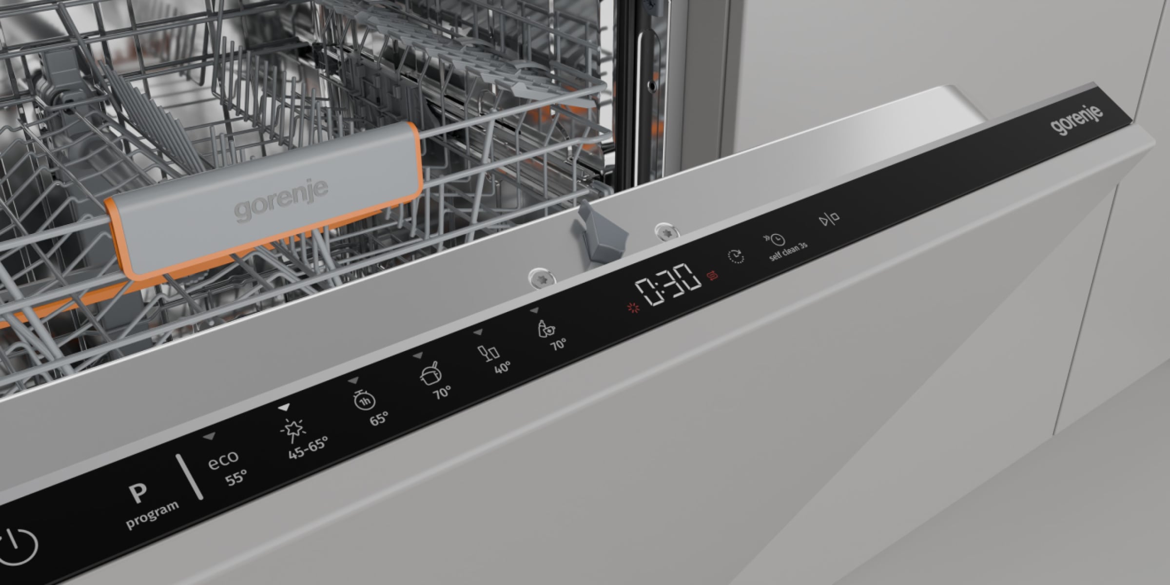 Gorenje GV642C65 Volledig ingebouwd 14 couverts DHZ4881 - Afbeelding 10