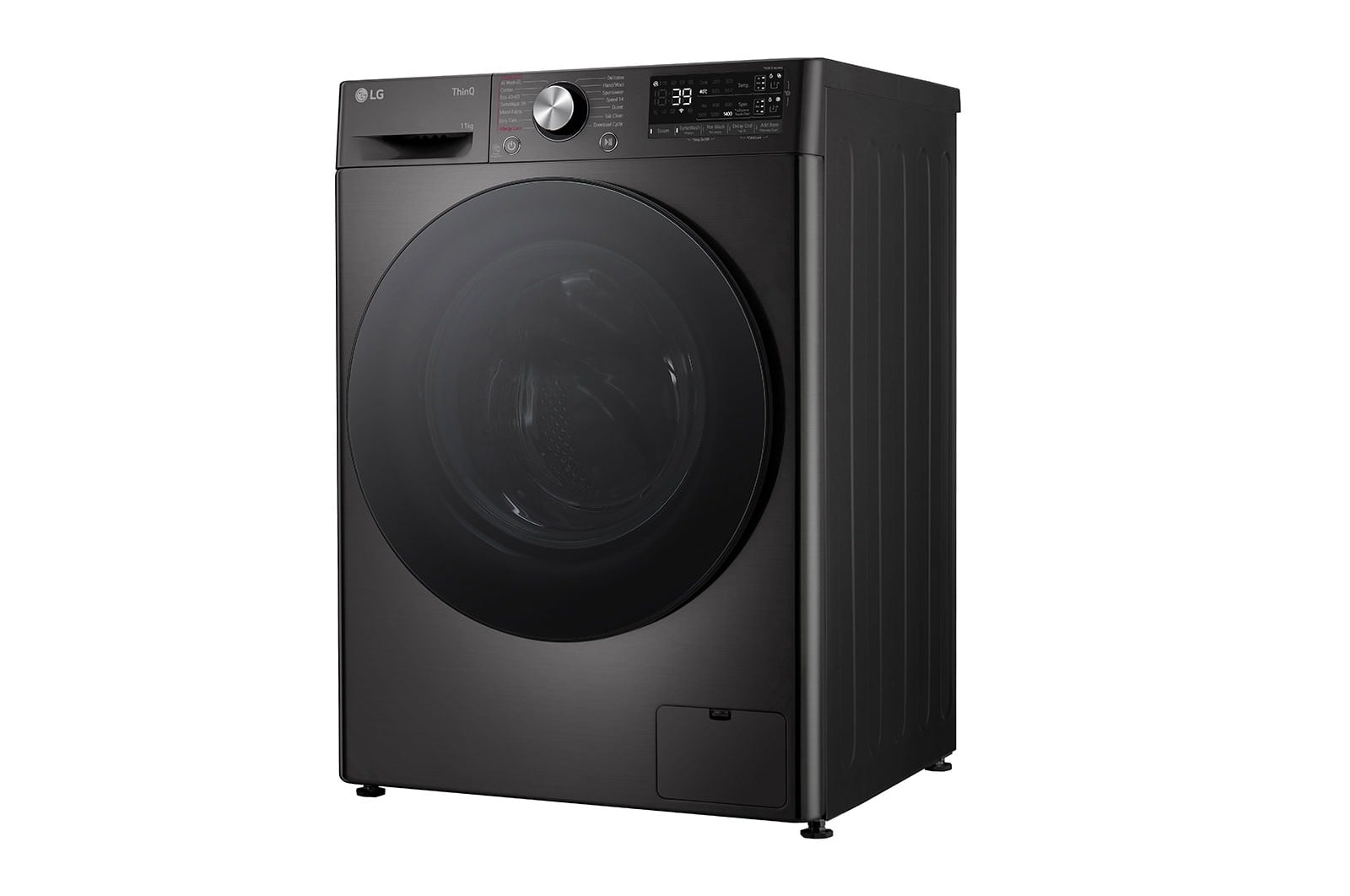 LG F4WR701YB wasmachine Voorlader 11 kg 1400 RPM Zwart, Platina - Afbeelding 13