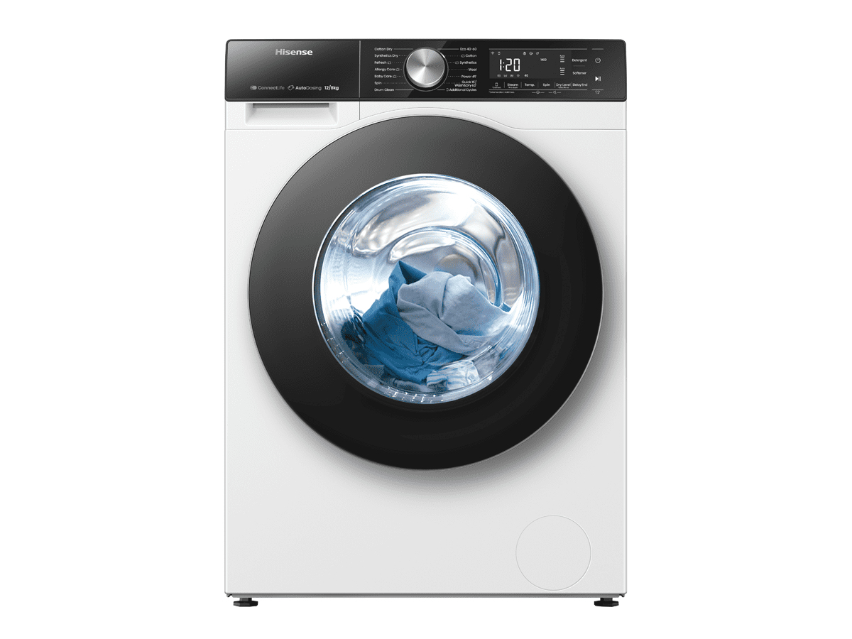 Hisense WD5S1245BW Was-droogcombinatie Vrijstaand Voorlader Wit - EWO4902 - Afbeelding 5