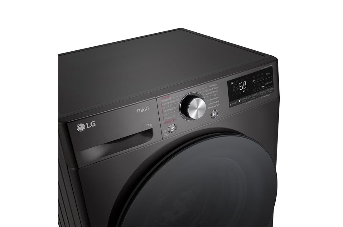 LG F4WR709YB wasmachine Voorlader 9 kg 1400 RPM Zwart DHZ4958 VERPAKKINGSCHADE - Afbeelding 12