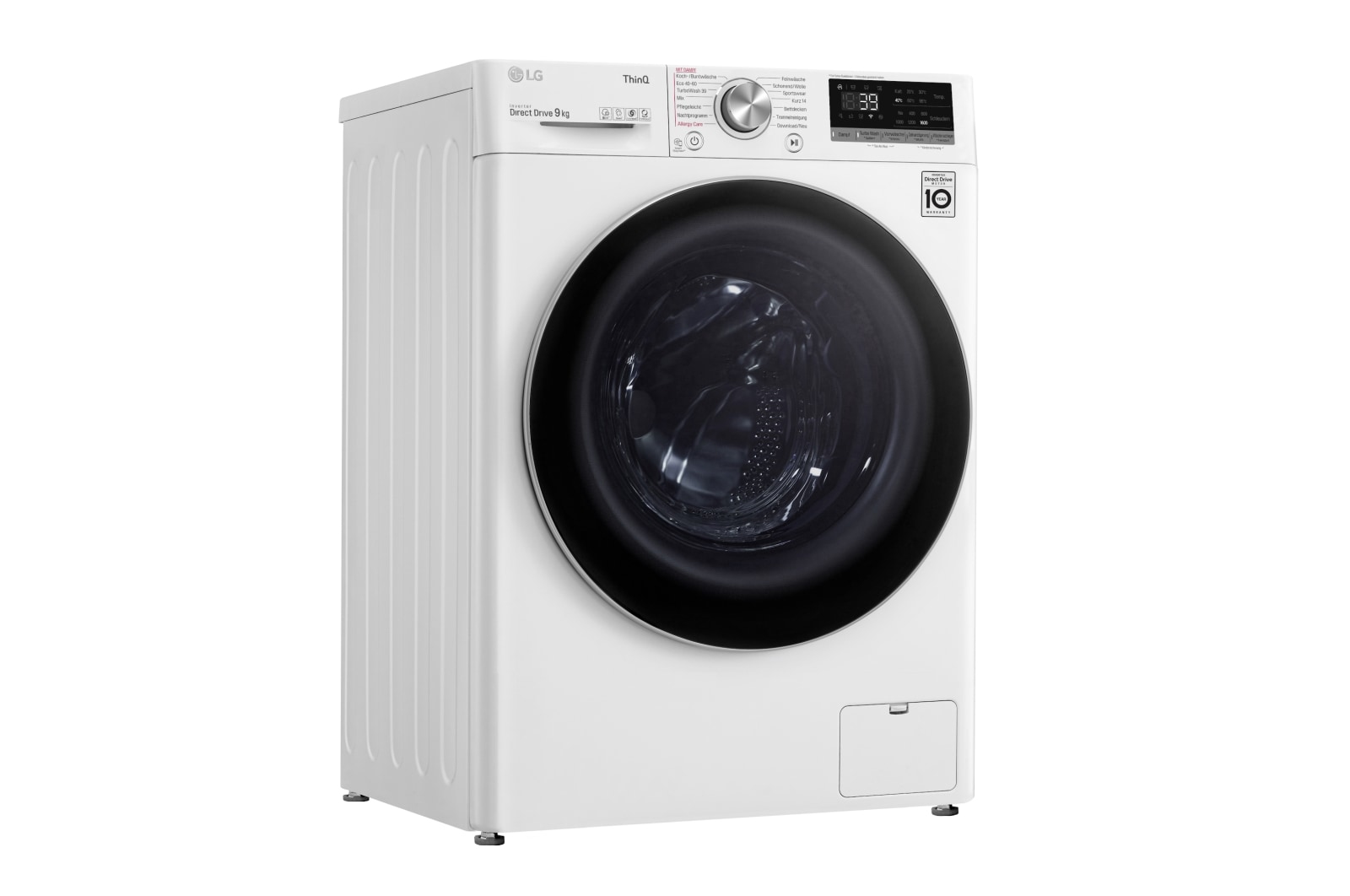 LG F6WV709P1 wasmachine Voorlader 9 kg 1560 RPM Zwart, Wit DHZ4966 VERPAKKINGSCHADE - Afbeelding 11
