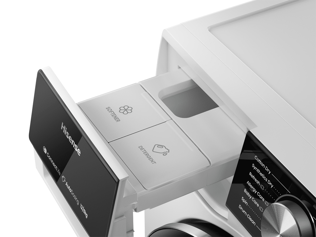 Hisense WD5S1245BW Was-droogcombinatie Vrijstaand Voorlader Wit - EWO4902 - Afbeelding 6