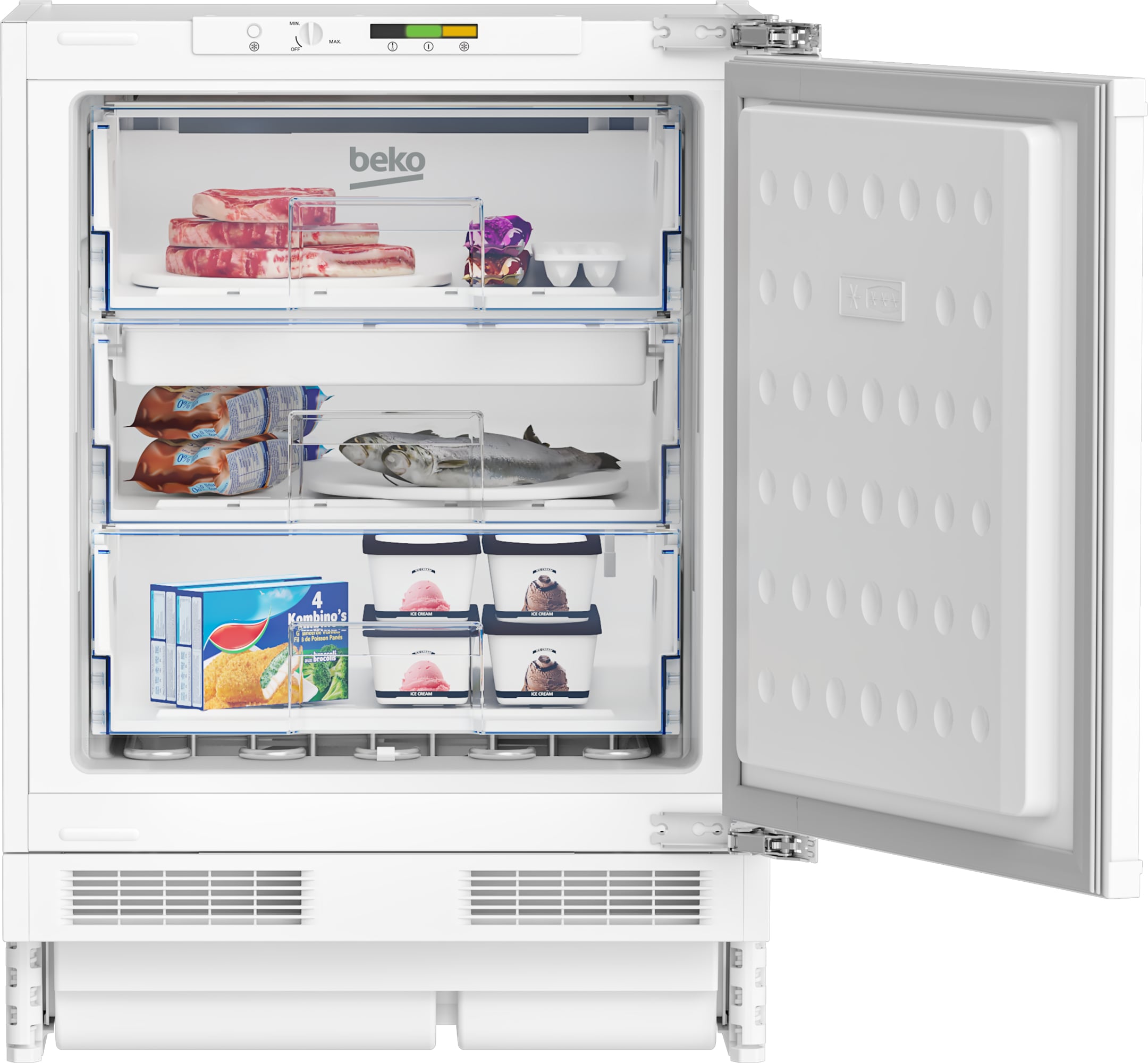 Beko BU1204N diepvriezer Vrieskast Ingebouwd 94 l Wit - Afbeelding 4