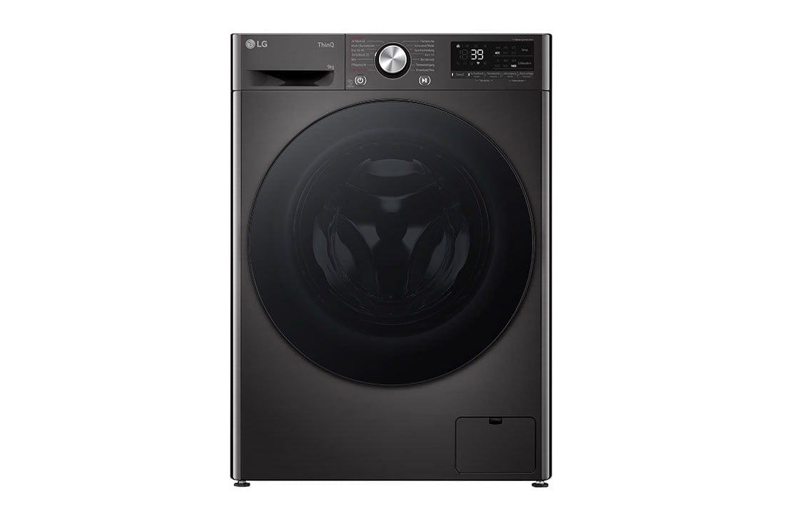 LG F4WR709YB wasmachine Voorlader 9 kg 1400 RPM Zwart DHZ4958 VERPAKKINGSCHADE