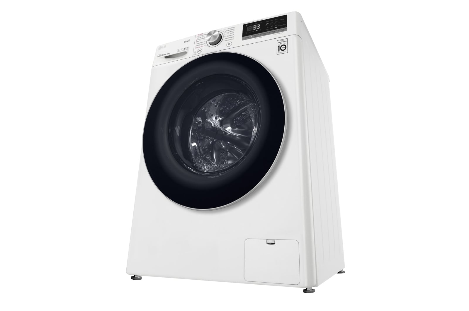 LG F6WV709P1 wasmachine Voorlader 9 kg 1560 RPM Zwart, Wit DHZ4966 VERPAKKINGSCHADE - Afbeelding 14