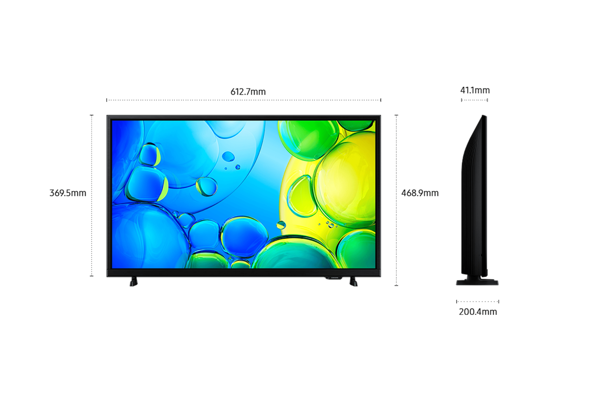 Samsung TU27F6005FK 68,6 cm (27") Full HD Smart TV Wifi Zwart - Afbeelding 5