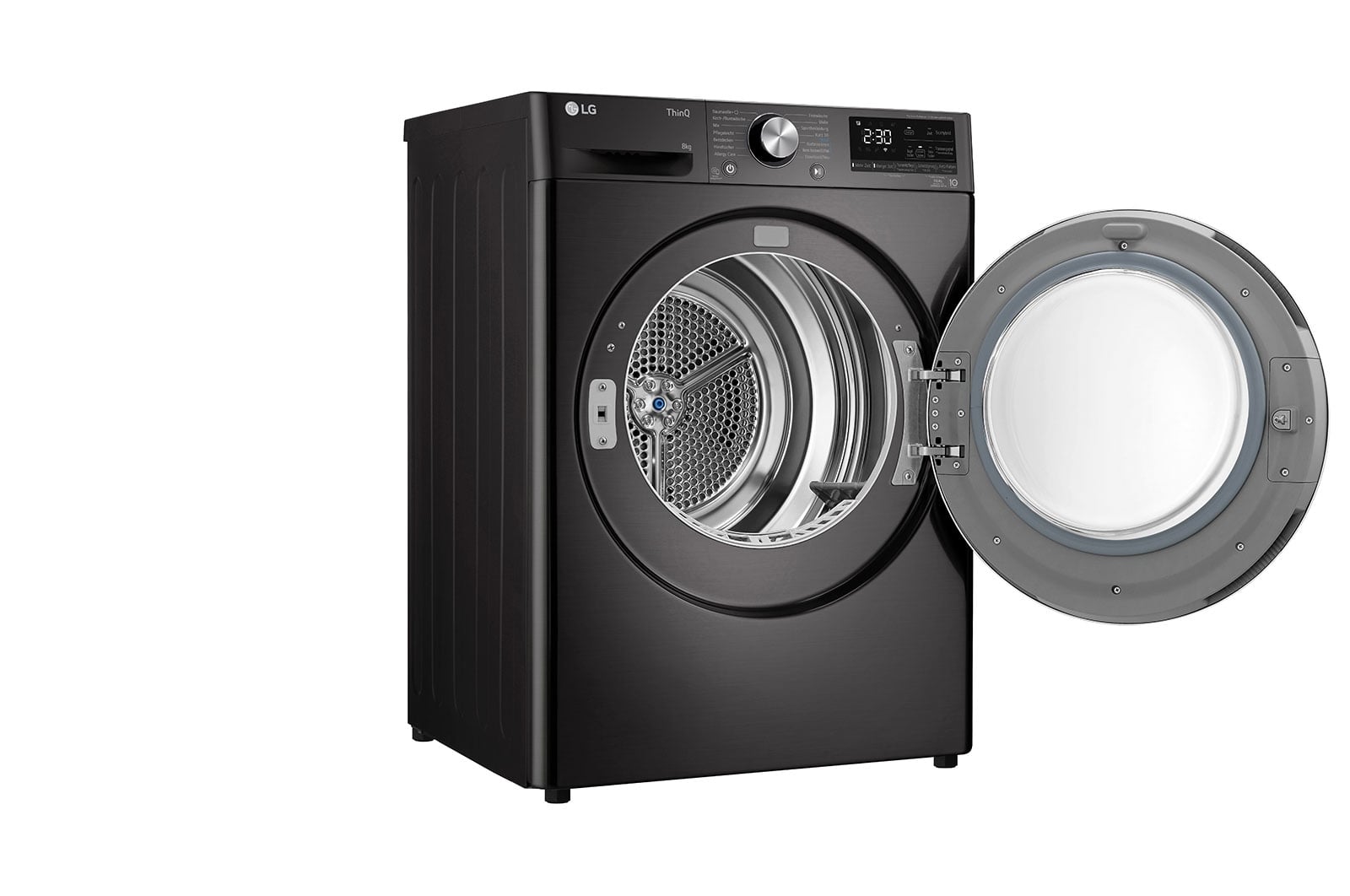 LG RT80V9B wasdroger Vrijstaand Voorlader 8 kg Zwart DHZ4990 - Afbeelding 10