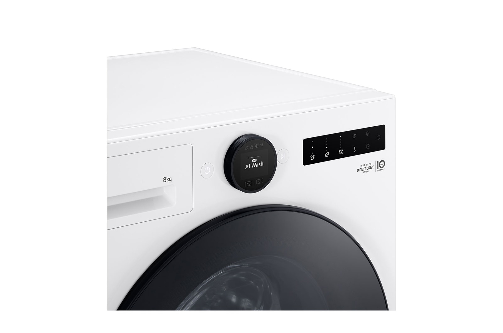 LG F4WX808YC wasmachine Voorlader 8 kg 1400 RPM Wit - Afbeelding 5