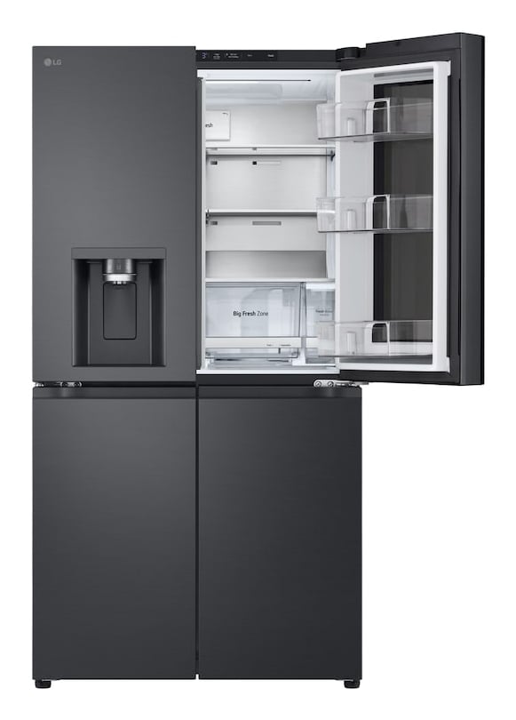 LG InstaView GMG961NPKE amerikaanse koelkast Vrijstaand 637 l Zwart DHZ4981 VERPAKKINGSCHADE - Afbeelding 8