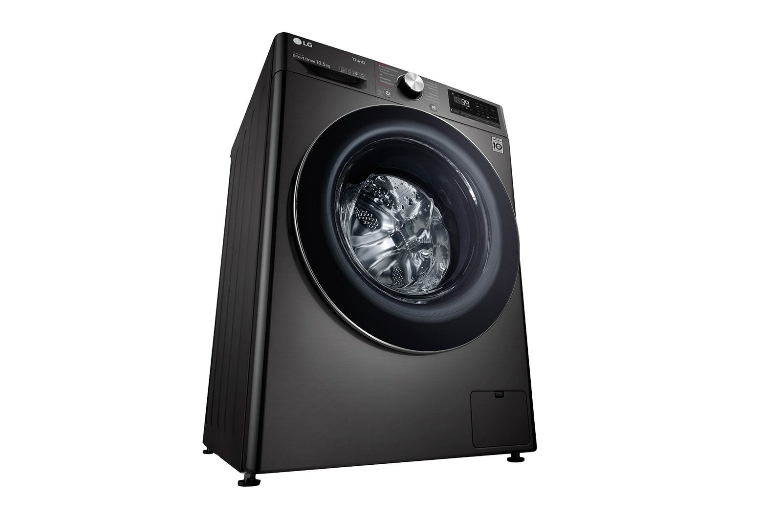 LG F6WV710P2S wasmachine Voorlader 10,5 kg 1600 RPM Zwart, Roestvrijstaal - Afbeelding 12
