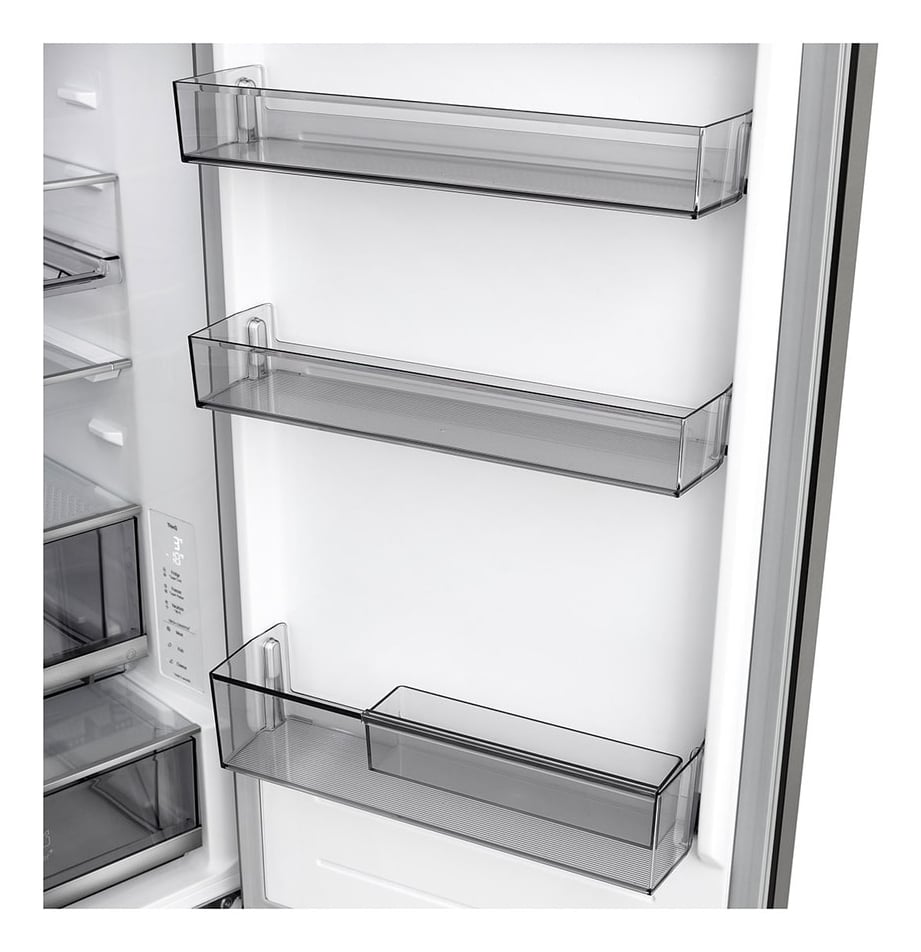 LG GBBS514AMB koel-vriescombinatie Vrijstaand 333 l Roestvrijstaal DHZ4972 VERPAKKINGSCHADE - Afbeelding 9