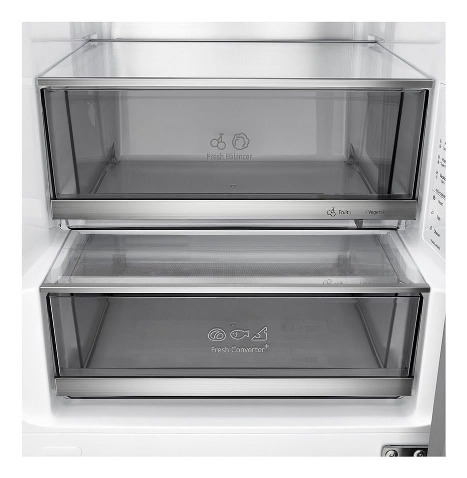 LG GBBS514AMB koel-vriescombinatie Vrijstaand 333 l Roestvrijstaal DHZ4972 VERPAKKINGSCHADE - Afbeelding 8