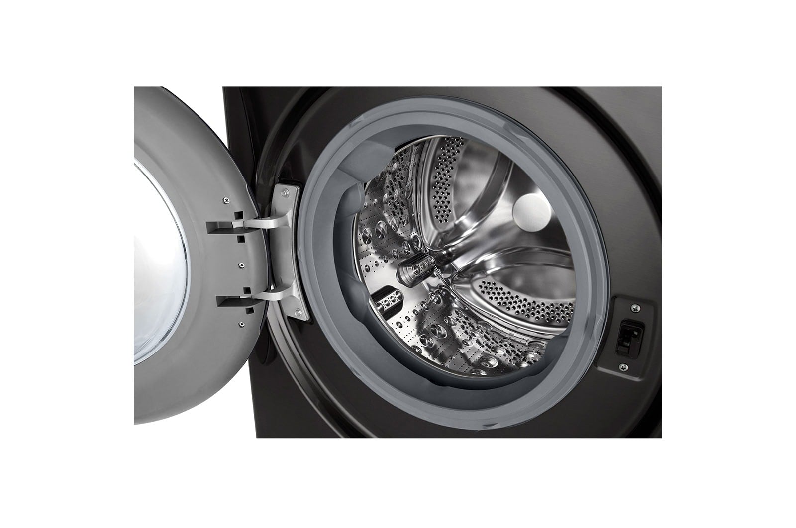 LG F4WR701YB wasmachine Voorlader 11 kg 1400 RPM Zwart, Platina - Afbeelding 4